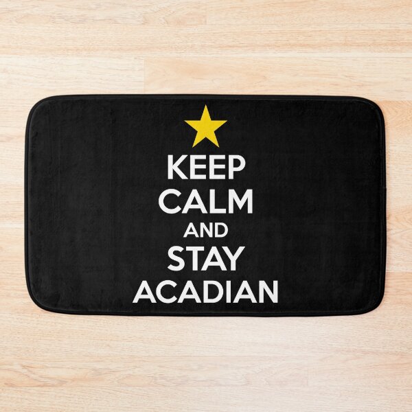 Item preview, Acadian Pride Keep Calm and Stay Acadian Star Heritage designed and sold by TheTrendsDesk.