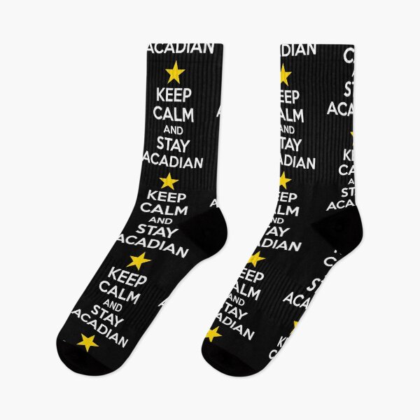 Item preview, Acadian Pride Keep Calm and Stay Acadian Star Heritage designed and sold by TheTrendsDesk.