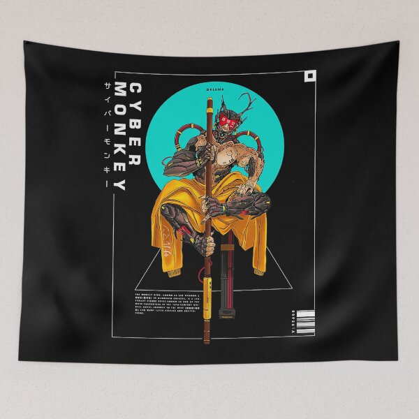 Item preview, A Journey To The West Cyber Monkey Blk  designed and sold by kakasyrol.
