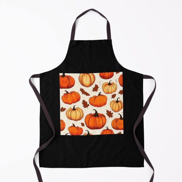 Item preview, Halloween Pumpkin Designs Pattern With Autumn Leaves Accents designed and sold by DEC02.