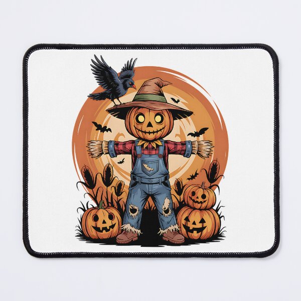 Item preview, Halloween Scarecrow – Spooky Pumpkin Field Autumn designed and sold by Taans-Creation.