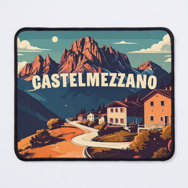 Item preview, Castelmezzano – Vintage Retro Poster, Basilicata Italy designed and sold by Klysztof.
