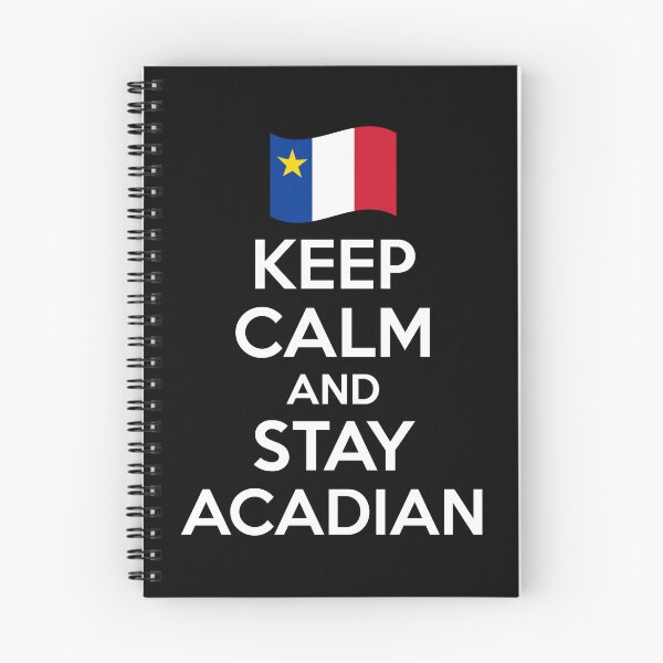 Item preview, Acadian Pride Keep Calm and Stay Acadian Flag Heritage designed and sold by TheTrendsDesk.