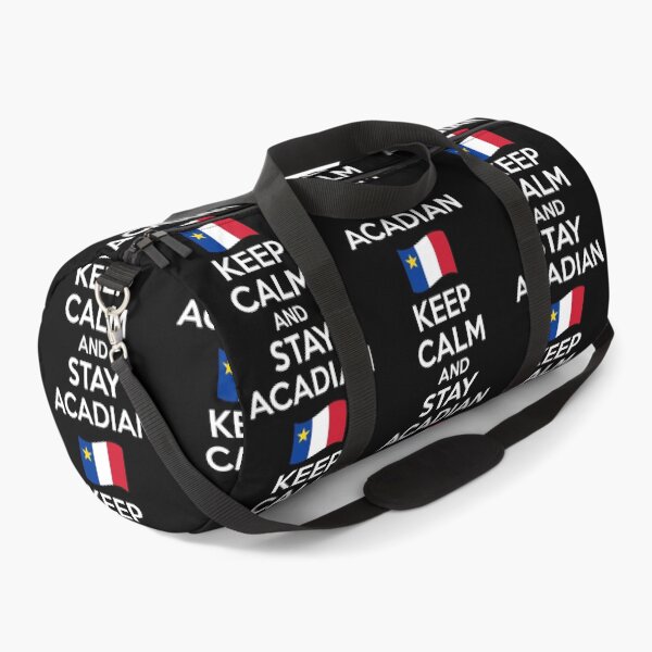 Item preview, Acadian Pride Keep Calm and Stay Acadian Flag Heritage designed and sold by TheTrendsDesk.