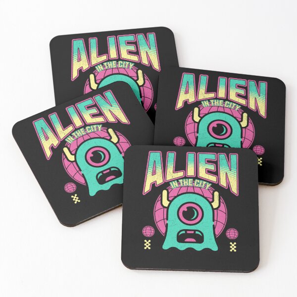 Item preview, Alien in the city designed and sold by ALL ART .