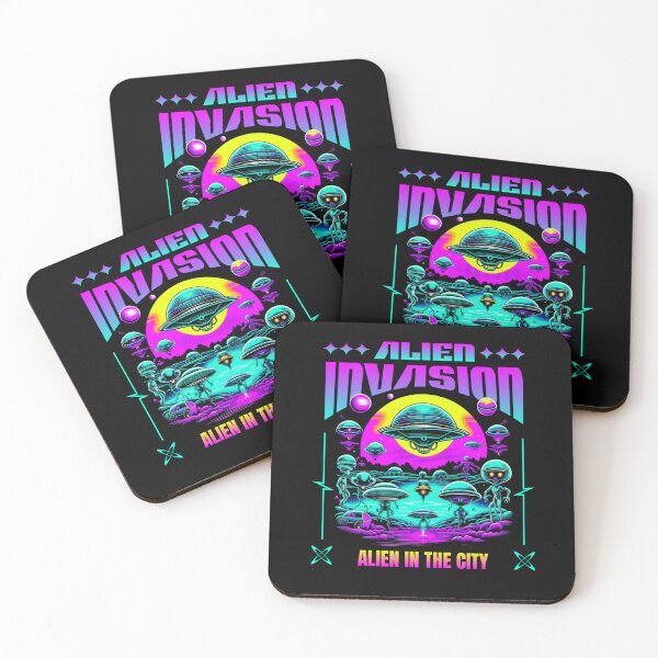 Item preview, Alien in the city designed and sold by ALL ART .
