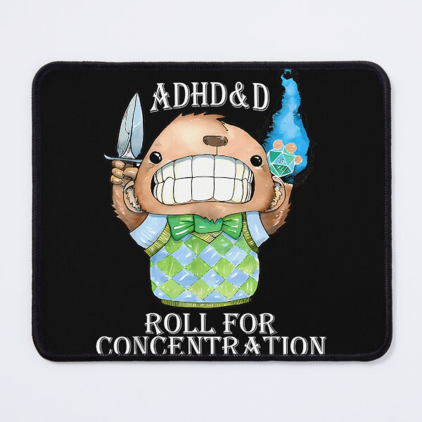 Item preview, ADHD&amp;D Roll For Concentration Funny Apparel 	1	 designed and sold by qdvbomznb46.