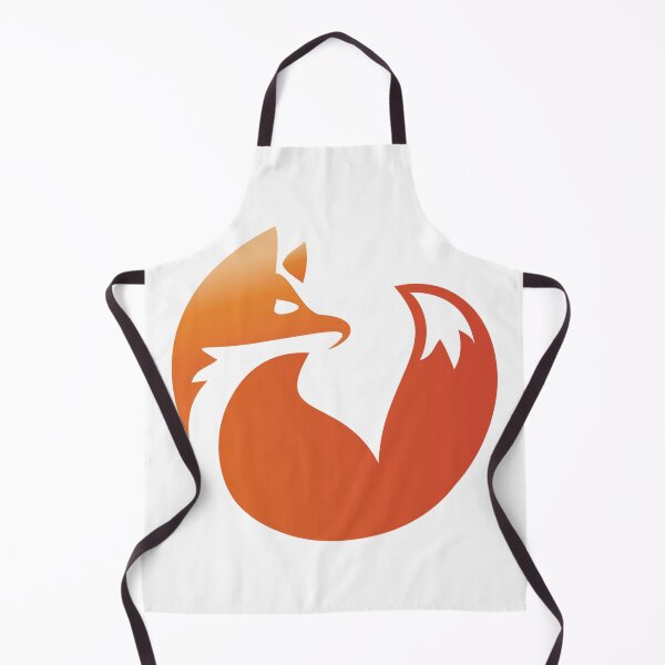 Item preview, Minimalist Orange Fox Curled Up Logo Design designed and sold by Ramya designs .