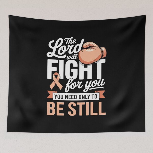 Item preview, The Lord Will Fight For You Leukemia Awareness Blood Cancer designed and sold by BlackStars3Neon.