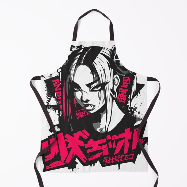 Item preview, Neon Bloodpunk – Anime Vamp Streetwear designed and sold by SmartArtAI.
