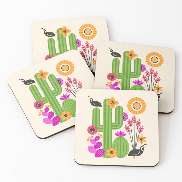 Item preview, Desert Cacti and Quail designed and sold by robyriker.