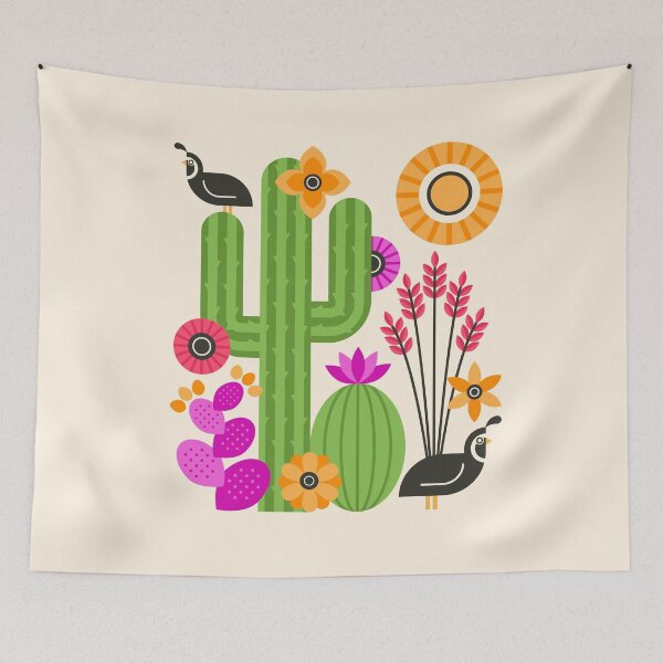 Item preview, Desert Cacti and Quail designed and sold by robyriker.