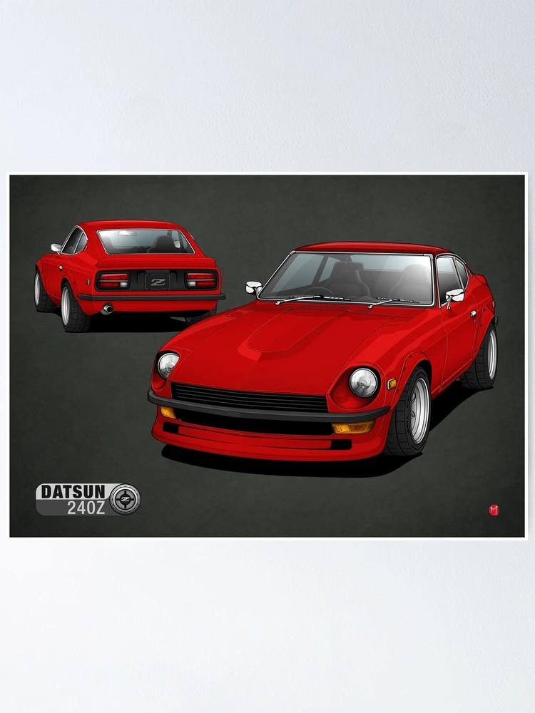 アート・デザイン・音楽 Poster Art of Cars Japanese Car Art' Poster, picture, metal print, paint by