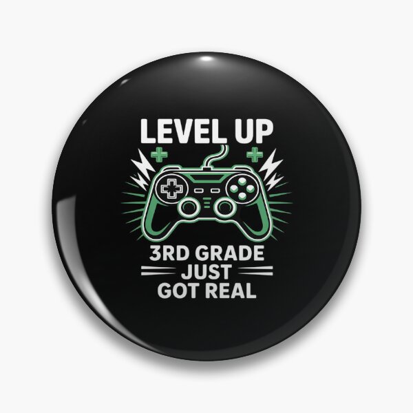 Artikelvorschau, Die dritte Klasse hat gerade ein echtes Gamer-Level-Up erreicht entworfen und verkauft von BlackStars3Neon.