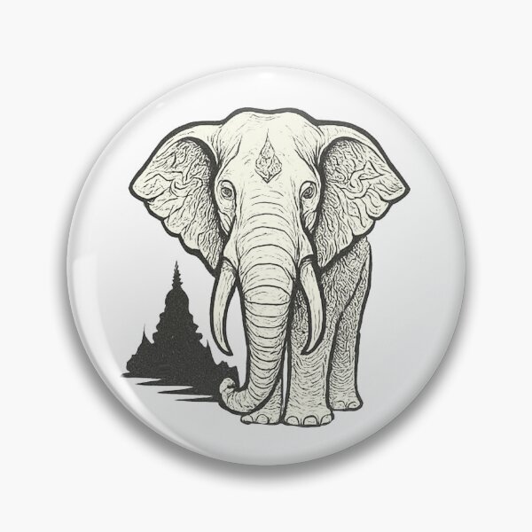 Artikelvorschau, Thailändischer Elefantenkönig entworfen und verkauft von LaiThaiPatterns.
