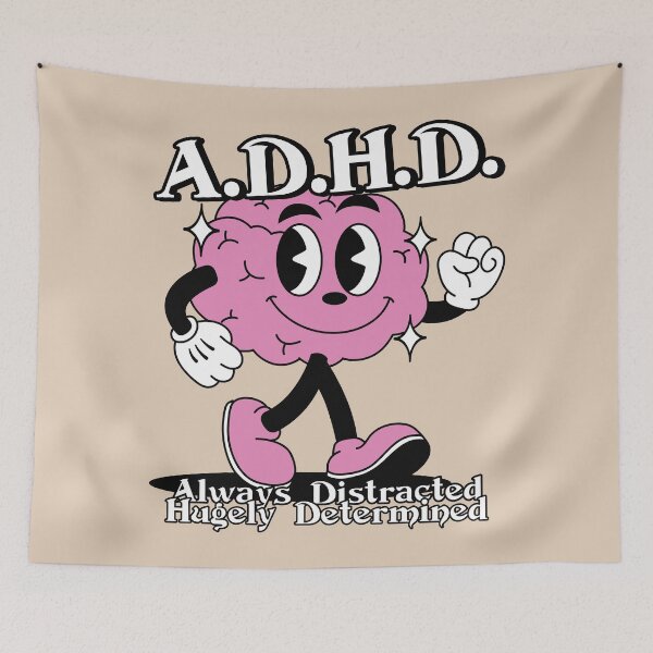 Item preview, A.D.H.D. – Always Distracted, Hugely Determined. designed and sold by Milena R..