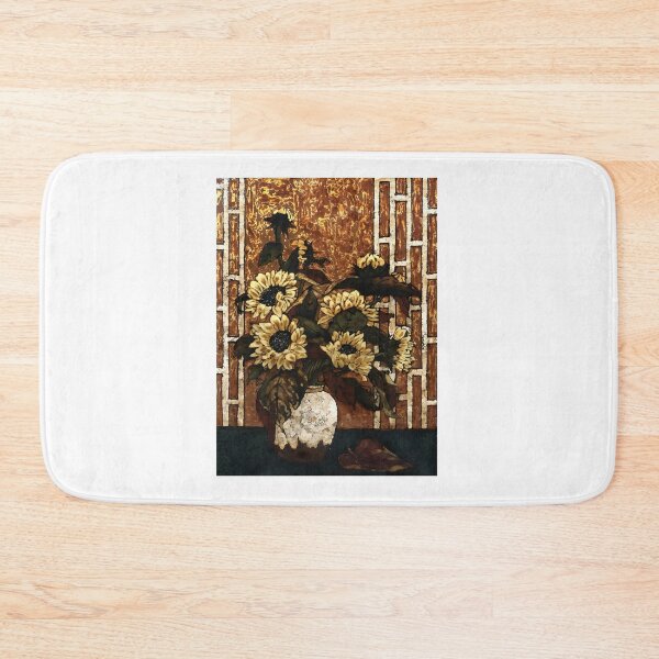 Item preview, 28 Sunflowers in White Vase – Warm Rustic Wall Setting designed and sold by tassimtixhie.