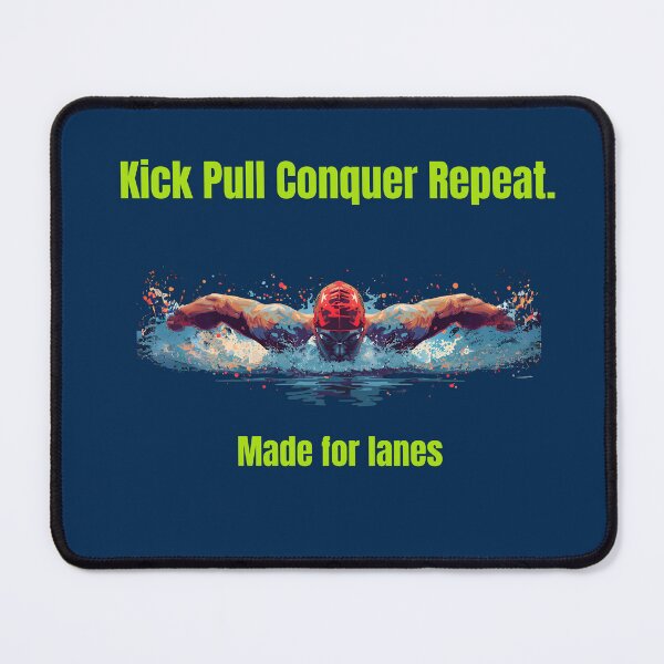 Item preview, Kick Pull Conquer Repeat – Swimming Shirt / Gift for Swimmers designed and sold by endurothreads.