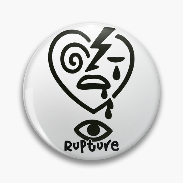 Item preview, Rupture Glyph Mythology Healing Black Line Design designed and sold by CottonandQuill.