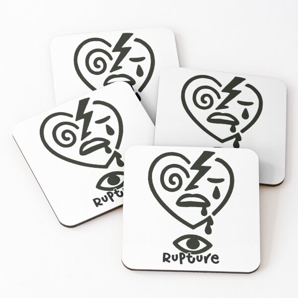 Item preview, Rupture Glyph Mythology Healing Black Line Design designed and sold by CottonandQuill.