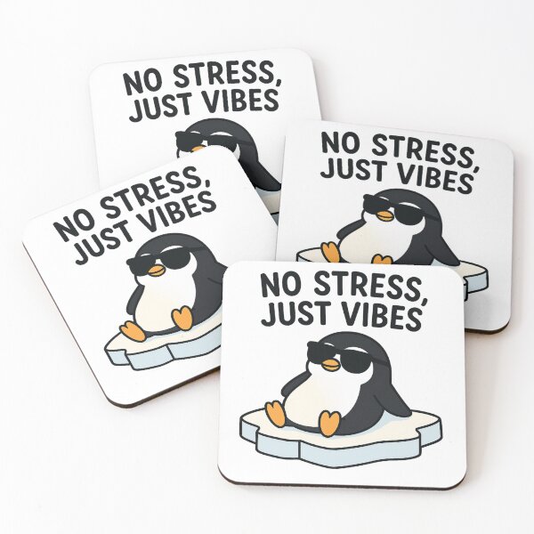 Item preview, Chilled Penguin – No Stress, Just Vibes designed and sold by Mitosha2.