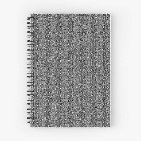 Item preview, Optical Illusion Spiral Pattern – Psychedelic Black and White Geometric Wallpaper designed and sold by PixelVibe782.