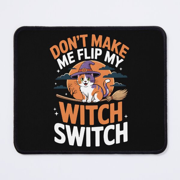 Item preview, Calico Cat Halloween Lazy Costume Flip My Witch Switch designed and sold by BakeryDozen.