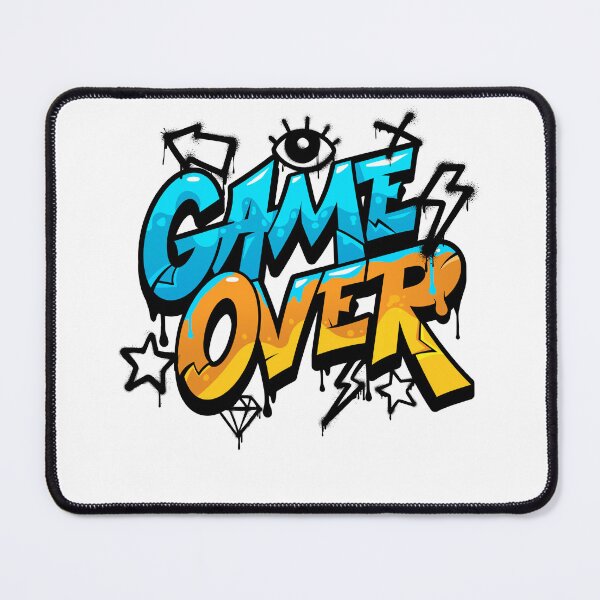 Item preview, Game Over Graffiti Street Art Design designed and sold by Trendy Fashion Store.