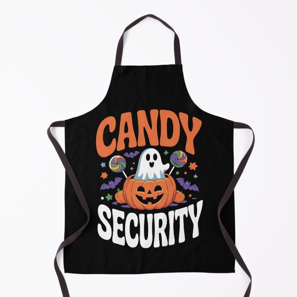 Item preview, Candy Security Boo Pumpkin Funny Ghost Halloween Costume designed and sold by BakeryDozen.
