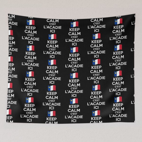 Item preview, Keep Calm C’est l’Acadie Ici – Acadian Flag French Pride Design Acadian Pride Keep Calm Cest lAcadie Ici Acadian Flag Description: designed and sold by TheTrendsDesk.