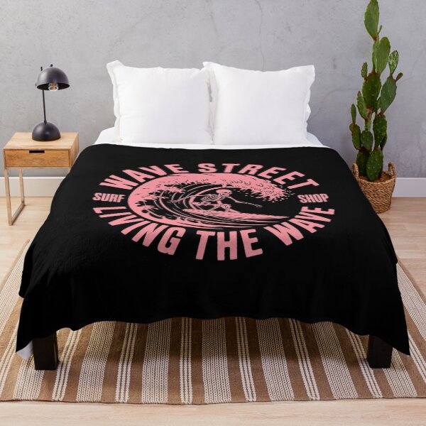 Item preview, Wave Street Skeleton Surfer Vibes Beach Surfing designed and sold by PeteHomenick.