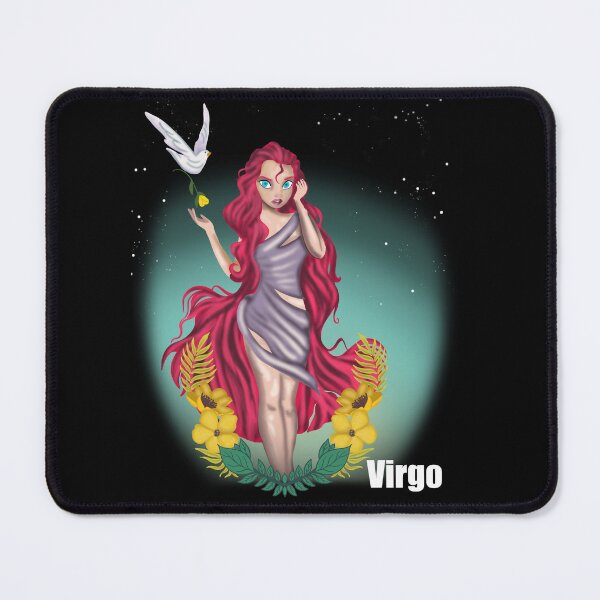 Item preview, Virgo Zodiac Goddess – Mystical Astrology Art designed and sold by summerspirit.