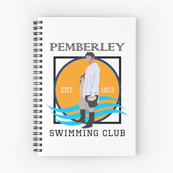 Item preview, Pemberley Swimming Club Est. 1813 - Pride And Prejudice BLACK  	 designed and sold by hknqxony45.