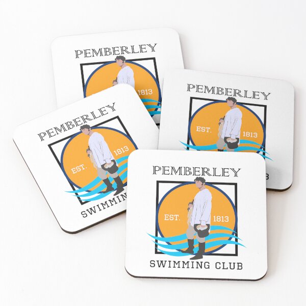 Item preview, Pemberley Swimming Club Est. 1813 - Pride And Prejudice BLACK  	 designed and sold by hknqxony45.