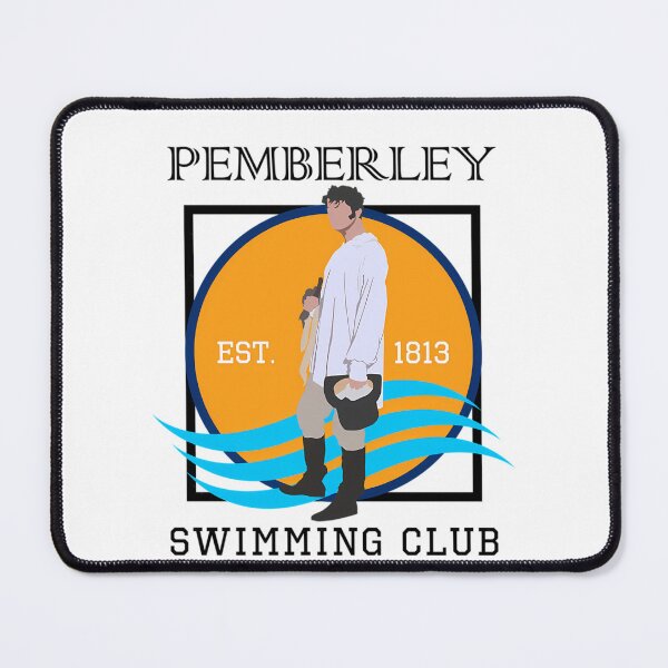 Item preview, Pemberley Swimming Club Est. 1813 - Pride And Prejudice BLACK  	 designed and sold by hknqxony45.