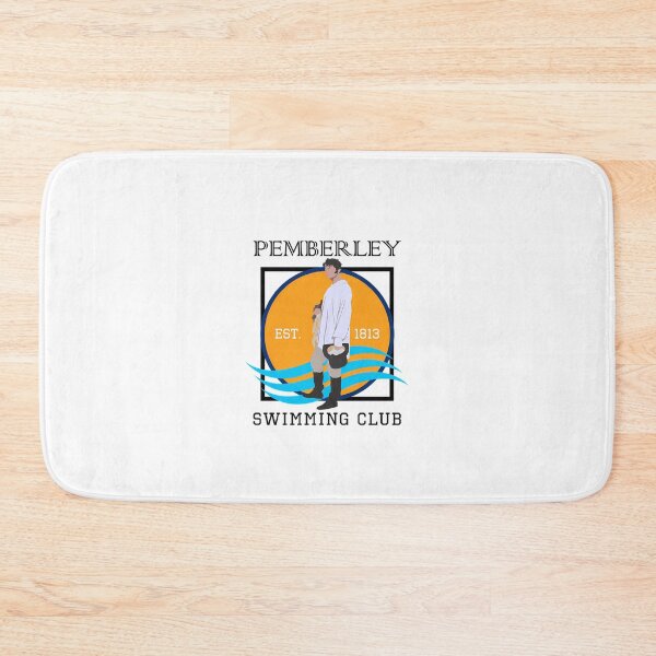 Item preview, Pemberley Swimming Club Est. 1813 - Pride And Prejudice BLACK  	 designed and sold by hknqxony45.