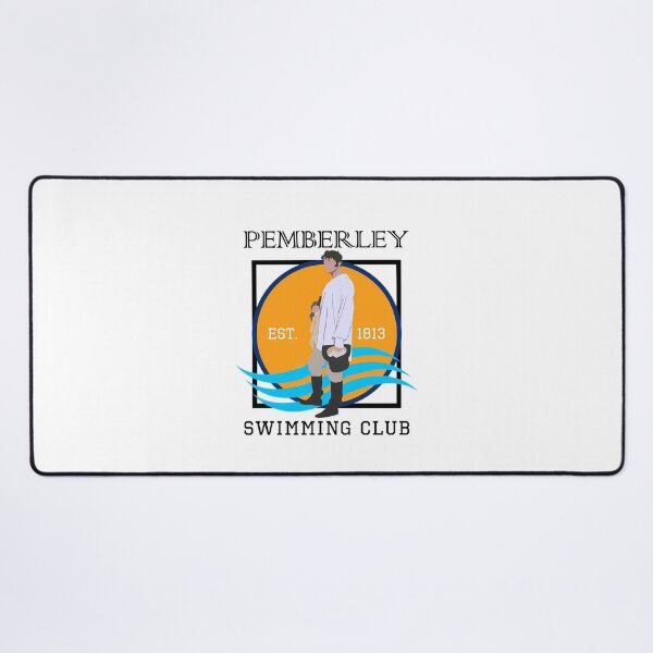 Item preview, Pemberley Swimming Club Est. 1813 - Pride And Prejudice BLACK  	 designed and sold by hknqxony45.
