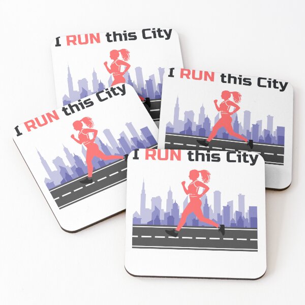 Item preview, I Run This City – Women’s Running T-Shirt / Motivational Runner Gift designed and sold by endurothreads.