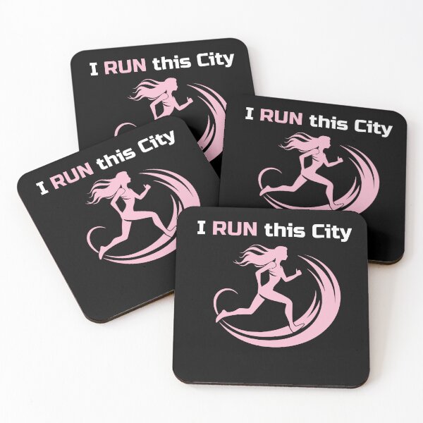 Item preview, She Runs This City – Women’s Running T-Shirt / Gift for Runners designed and sold by endurothreads.