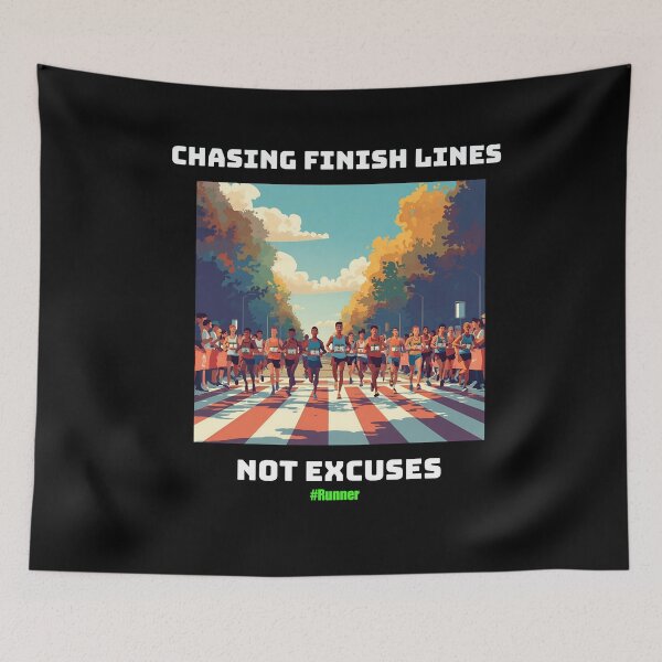 Item preview, Finish Strong – Motivational Running T-Shirt / Gift for Runners designed and sold by endurothreads.