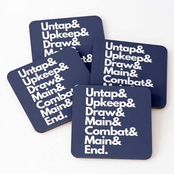 Item preview, MTG- Untap, Upkeep, Draw, ... in white  designed and sold by TitusStephen.