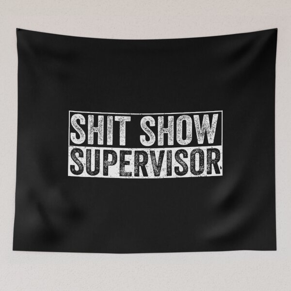 Item preview, Cool S.h.i.t Show Supervisor Hilarious Vintage For Adults 		 designed and sold by mymcznwgord53.