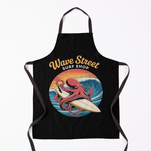 Item preview, Wave Street Surf Kraken the Waves Octo Surfer designed and sold by PeteHomenick.