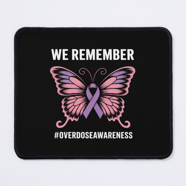 Item preview, We Remember Overdose Awareness Day Purple Ribbon designed and sold by PeteHomenick.