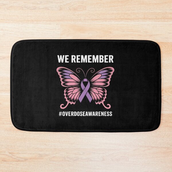 Item preview, We Remember Overdose Awareness Day Purple Ribbon designed and sold by PeteHomenick.