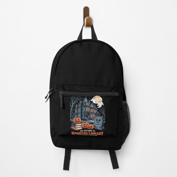Item preview, Welcome To The Haunted Library Book Lovers Halloween designed and sold by PeteHomenick.