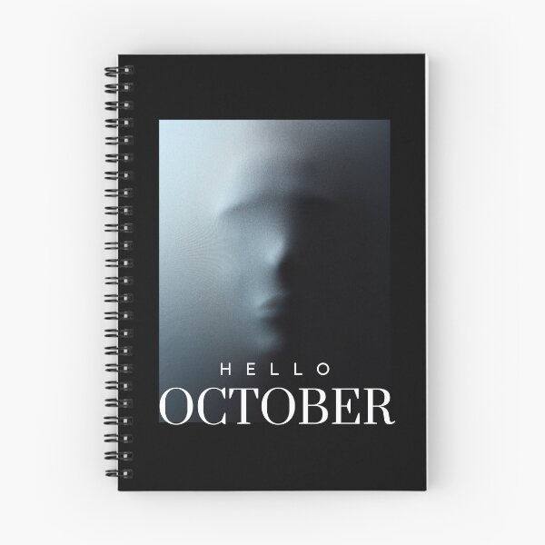 Item preview, Hello October Spooky Halloween Design – Creepy Horror Aesthetic designed and sold by Waad Studio.