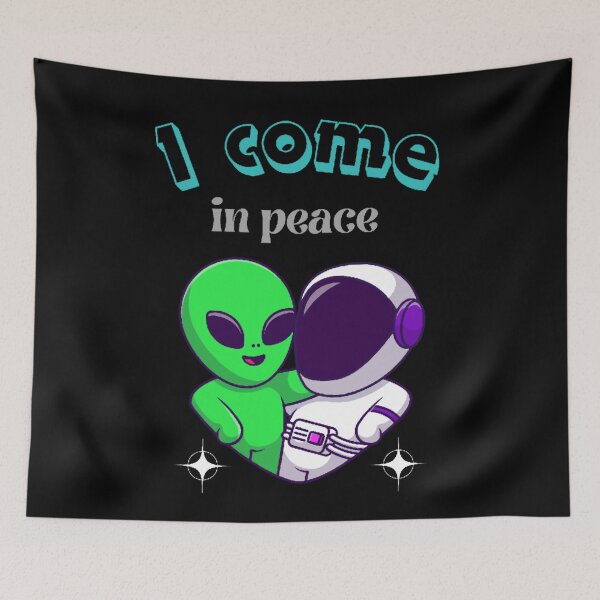 Item preview, I COME IN PEACE designed and sold by ALL ART .