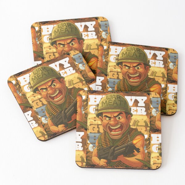 Item preview, Heavy Gunner Classic Retro Gaming Art  designed and sold by Back2Collage.