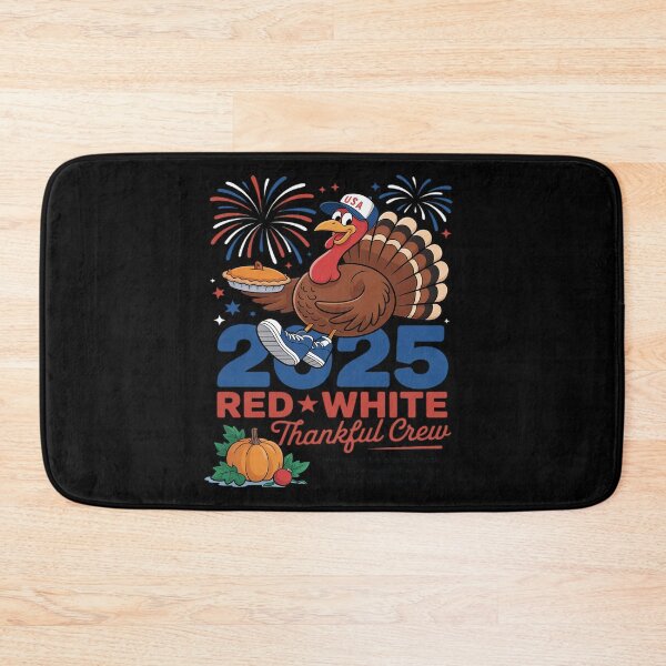 Item preview, White and Thankful Crew Funny Family Thanksgiving 2025 designed and sold by PeteHomenick.